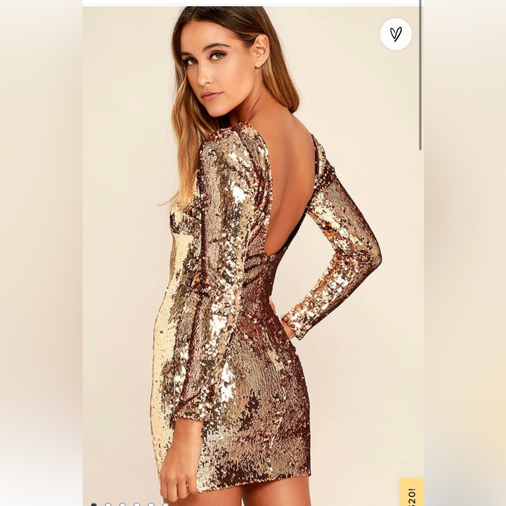 Dress the population sequin dress